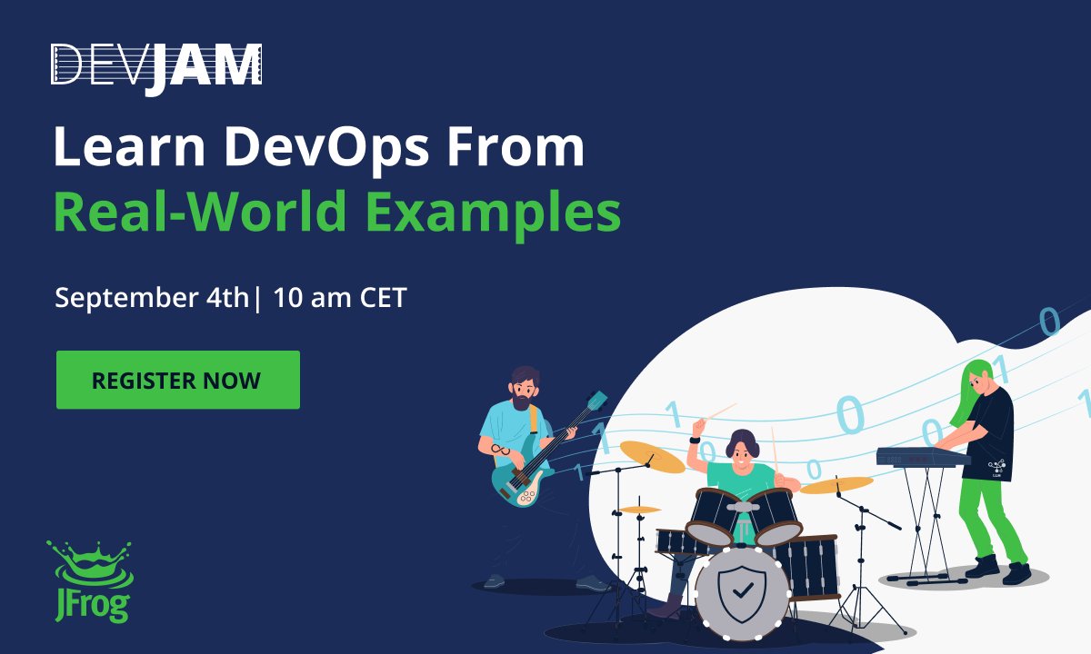 jfrog's tweet image. 🤔 Ever asked yourself these questions right before you push a new release to production:
&amp;gt; Is it secure? 
&amp;gt; Is it compliant? 
&amp;gt; Did every check actually pass?

Join us for a live DevJam on September 4th to talk candidly about Release Lifecycle Management (#RLM). 

We're diving