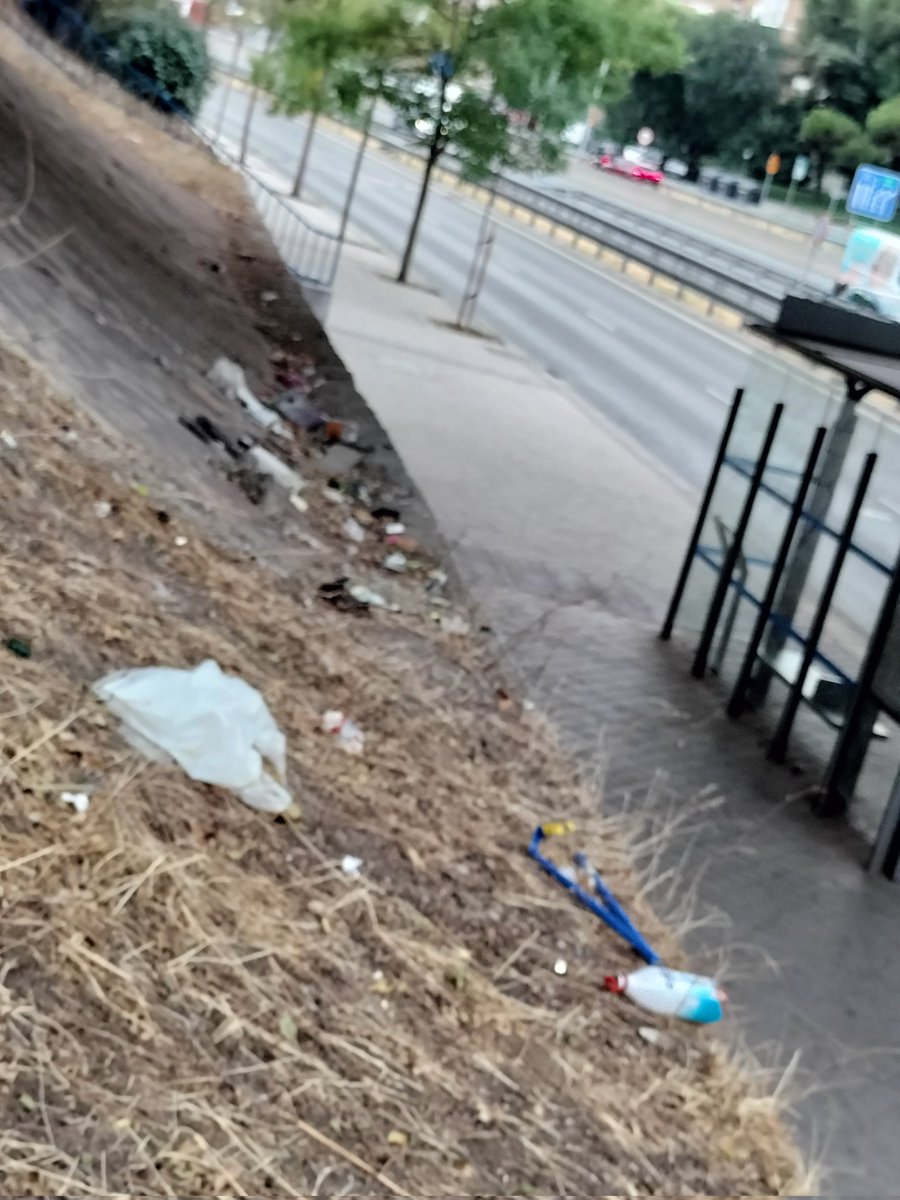 AVVBarrioMosca's tweet image. Suma y sigue
Cada día peor @Lineamadrid bajo el puente de los capuchinos, lado de #usera. Hay cristales en las escaleras de continuo paso.