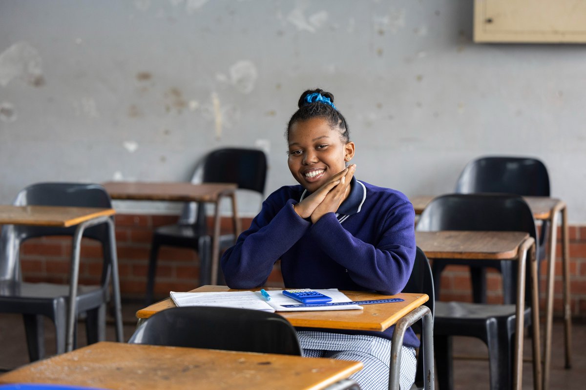 Nutrition is key to ensuring children fully enjoy the benefits of learning.​

Through UNICEF's support to schools in KwaZulu-Natal, learners like Nosihle are provided with healthy meals at school every day, which helps her achieve her best.

#ForEveryChild, nutrition.