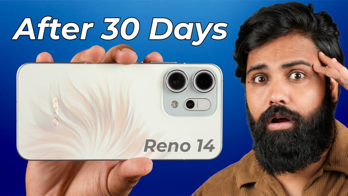 geekabhishek_'s tweet image. Oppo Reno 14 Review After 30 Days - 2 Big Problems 😭 
youtu.be/kuusCN44m1U