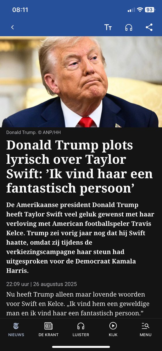 Nee hè. Wat is er toch met dat wicht.