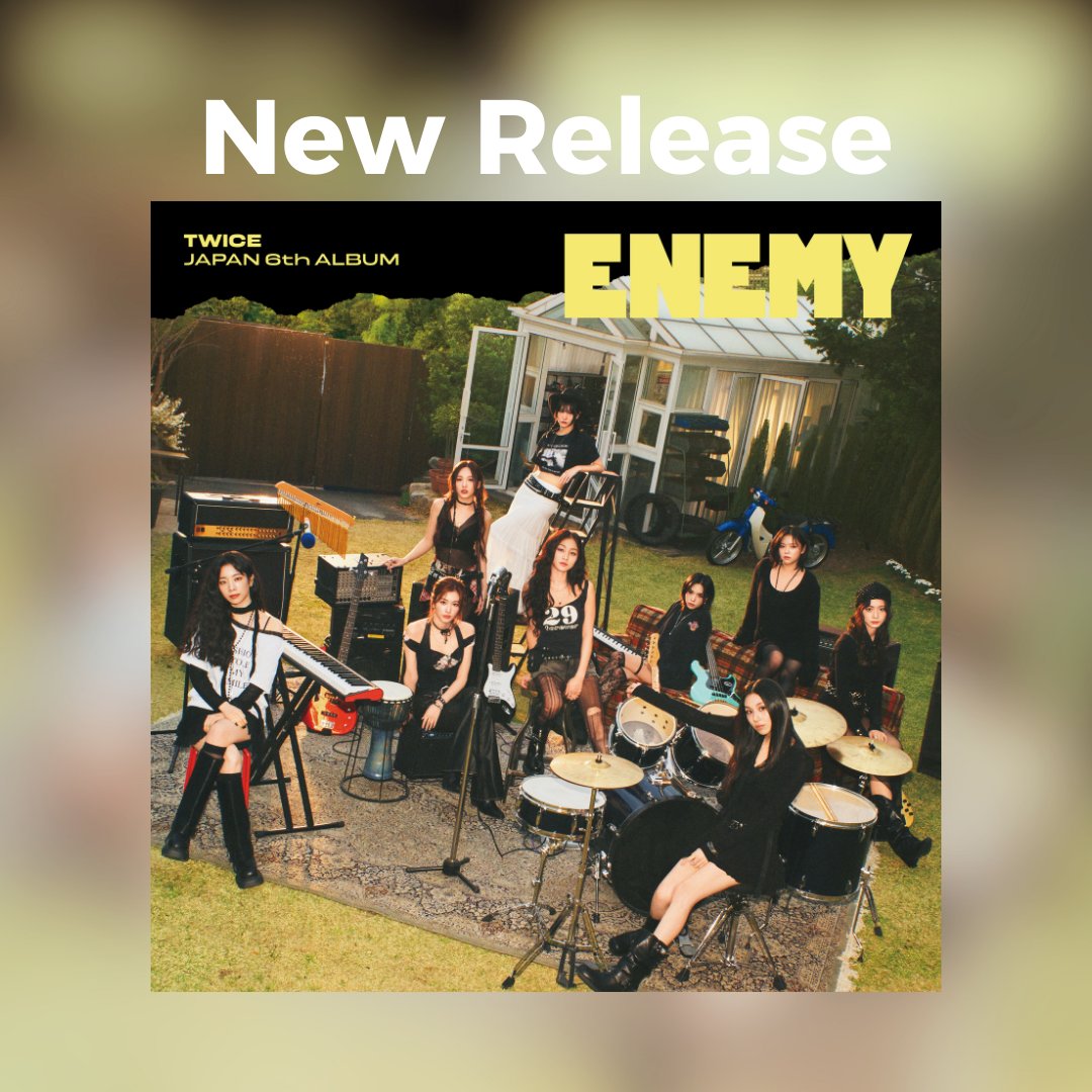 ワーナーミュージック・ジャパン (@warnermusic_jp) on Twitter photo TWICE
JAPAN 6th ALBUM『ENEMY』
本日8/27(水)リリース!
▼楽曲はこちら
🎧️twicejapan.lnk.to/ENEMY
<a href="/JYPETWICE_JAPAN/">TWICE JAPAN OFFICIAL</a> #TWICE TWICE
JAPAN 6th ALBUM『ENEMY』
本日8/27(水)リリース!
▼楽曲はこちら
🎧️twicejapan.lnk.to/ENEMY
<a href="/JYPETWICE_JAPAN/">TWICE JAPAN OFFICIAL</a> #TWICE