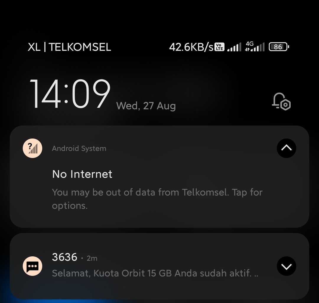 telkomsel agak kocak, paket masih ada malah ga bisa akses internet

#telkomsel
<a href="/Telkomsel/">Telkomsel</a>