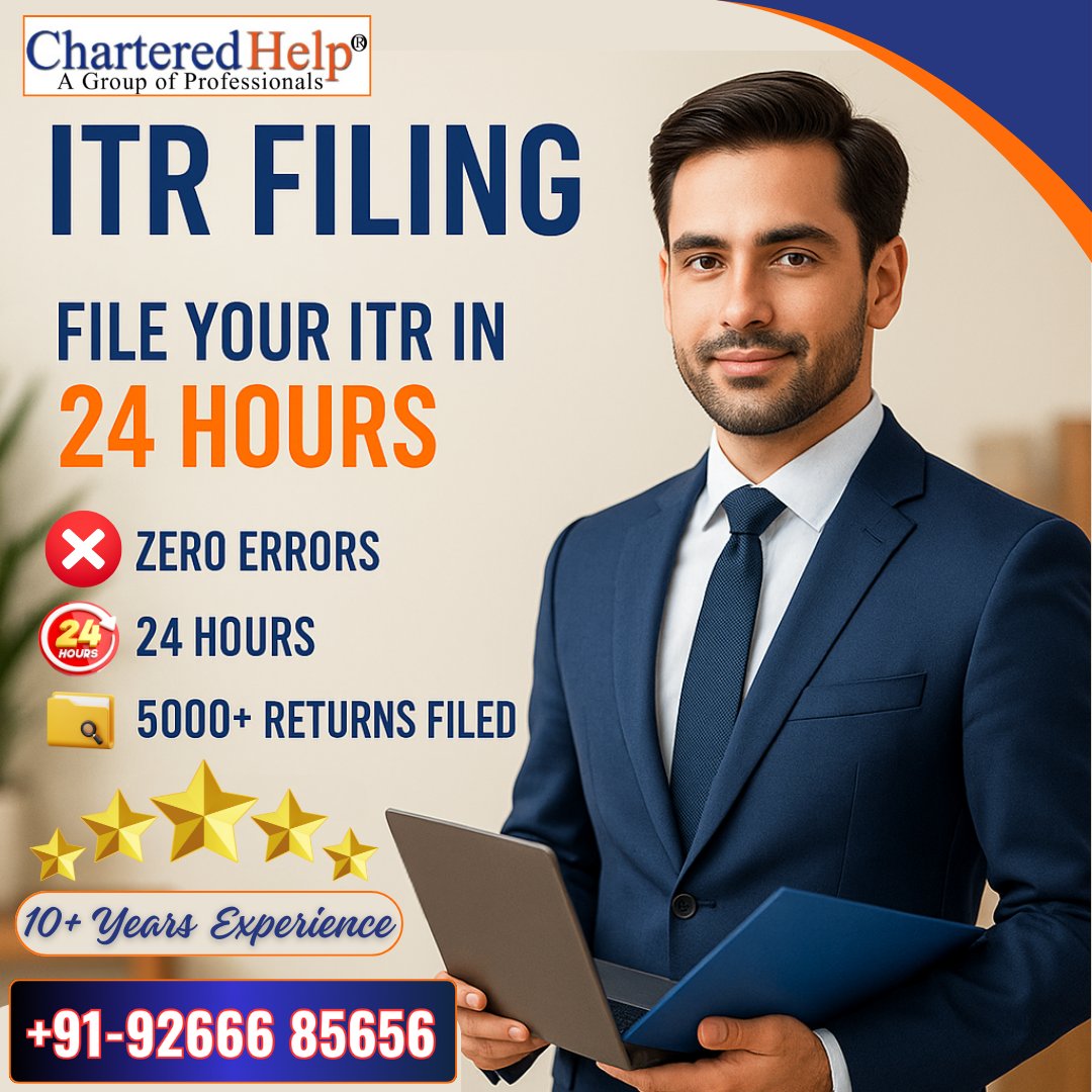 Chartered_help's tweet image. ⏱️ File ITR in 24 Hours | 5000+ Returns Filed | Zero Errors | 10+ Years of Trust.
👉 Call Now 092666 85656
#ITRFiling #fileitr #incometaxreturnfiling #IncomeTax