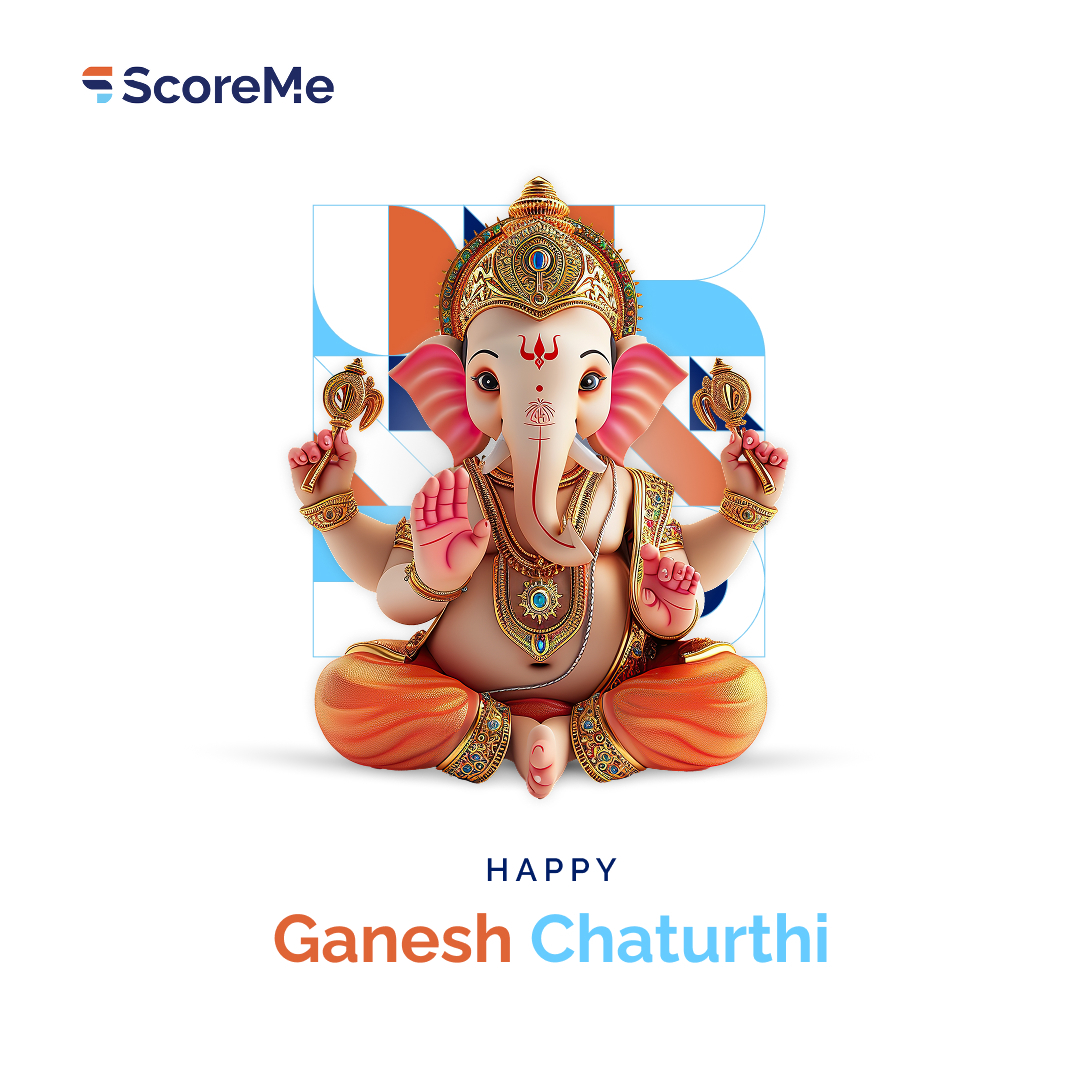 ScoremeSolution's tweet image. Lord Ganesha reminds us that 𝘄𝗶𝘀𝗱𝗼𝗺 𝗶𝘀 𝘁𝗵𝗲 𝘁𝗿𝘂𝗲𝘀𝘁 𝘀𝘁𝗿𝗲𝗻𝗴𝘁𝗵.
This 𝗚𝗮𝗻𝗲𝘀𝗵 𝗖𝗵𝗮𝘁𝘂𝗿𝘁𝗵𝗶, make every decision count; choose wisely with ScoreMe.
#scoremesolutions #ganeshchaturthi #festivalgreetings #smartdecisions #prosperity