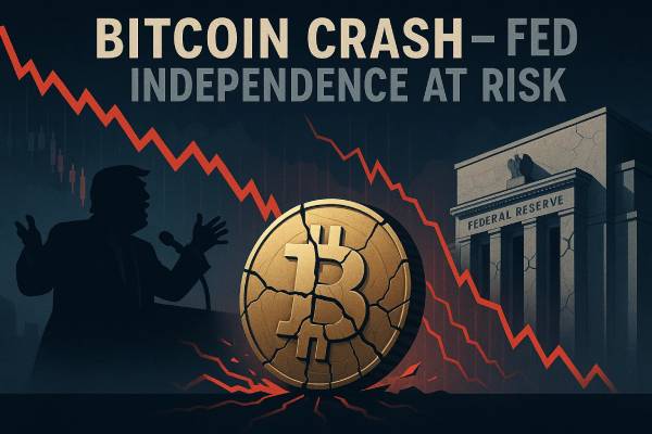 UniverseOfWeb3's tweet image. 🚨Trump’s bid to oust Fed Governor Lisa Cook sparks market turmoil — triggering a 𝐁𝐢𝐭𝐜𝐨𝐢𝐧 𝐟𝐥𝐚𝐬𝐡 𝐜𝐫𝐚𝐬𝐡 and fueling Fed independence fears. 📉

𝐑𝐞𝐚𝐝 𝐡𝐞𝐫𝐞 𝐦𝐨𝐫𝐞: tinyurl.com/35zet74d

#web3universe #csharp #web3 #cryptonews #bitcoin
#donaldtrump