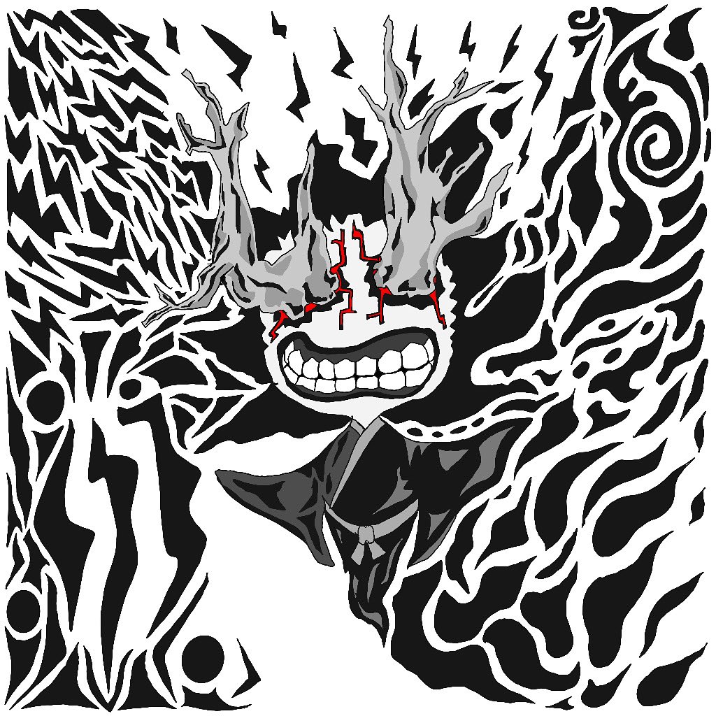 onc_jp's tweet photo. A tree-like yokai that feeds on stress. It draws closer to those burdened with heavy worries, growing stronger from the tension it absorbs. https://t.co/OiD5Zuh1Dk