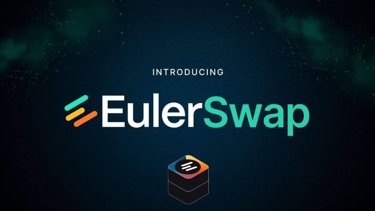 Keno (@kenodnb) on Twitter photo We all know traditional AMMs waste liquidity.
$3.5T+ swapped in 2024, yet most deposits sat idle.
Lending markets don’t let you reuse liquidity.
<a href="/eulerfinance/">Euler Labs</a> fixes this with EulerSwap: one deposit, three jobs, infinite efficiency. We all know traditional AMMs waste liquidity.
$3.5T+ swapped in 2024, yet most deposits sat idle.
Lending markets don’t let you reuse liquidity.
<a href="/eulerfinance/">Euler Labs</a> fixes this with EulerSwap: one deposit, three jobs, infinite efficiency.