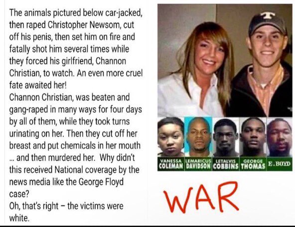 Precious Metals Researcher 𓃵 ▫️◽◻️◽▫️◽◽ (@safehavenmoney) on Twitter photo <a href="/FranMooMoo/">Francynancy</a> ALERT - WHITE PEOPLE ARE IN DANGER AROUND ALL BLACK PEOPLE WORLDWIDE **** ESPECIALLY WHEN THEY ARE IN *PACKS* LIKE WILD ANIMALS <a href="/FranMooMoo/">Francynancy</a> ALERT - WHITE PEOPLE ARE IN DANGER AROUND ALL BLACK PEOPLE WORLDWIDE **** ESPECIALLY WHEN THEY ARE IN *PACKS* LIKE WILD ANIMALS