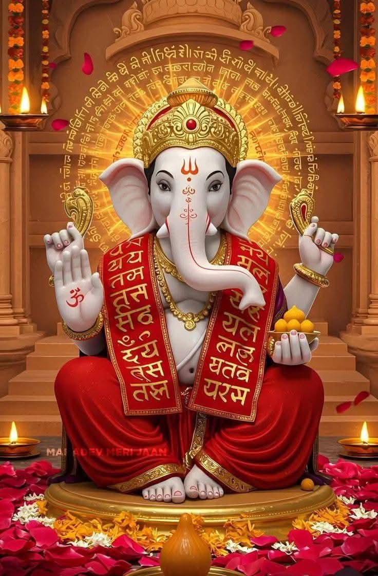 वक्रतुण्ड महाकाय सूर्यकोटि समप्रभ।
निर्विघ्नं कुरु मे देव सर्वकार्येषु सर्वदा॥

आप सभी को श्री गणेश चतुर्थी की हार्दिक शुभकामनाएं।

#GaneshChaurthi