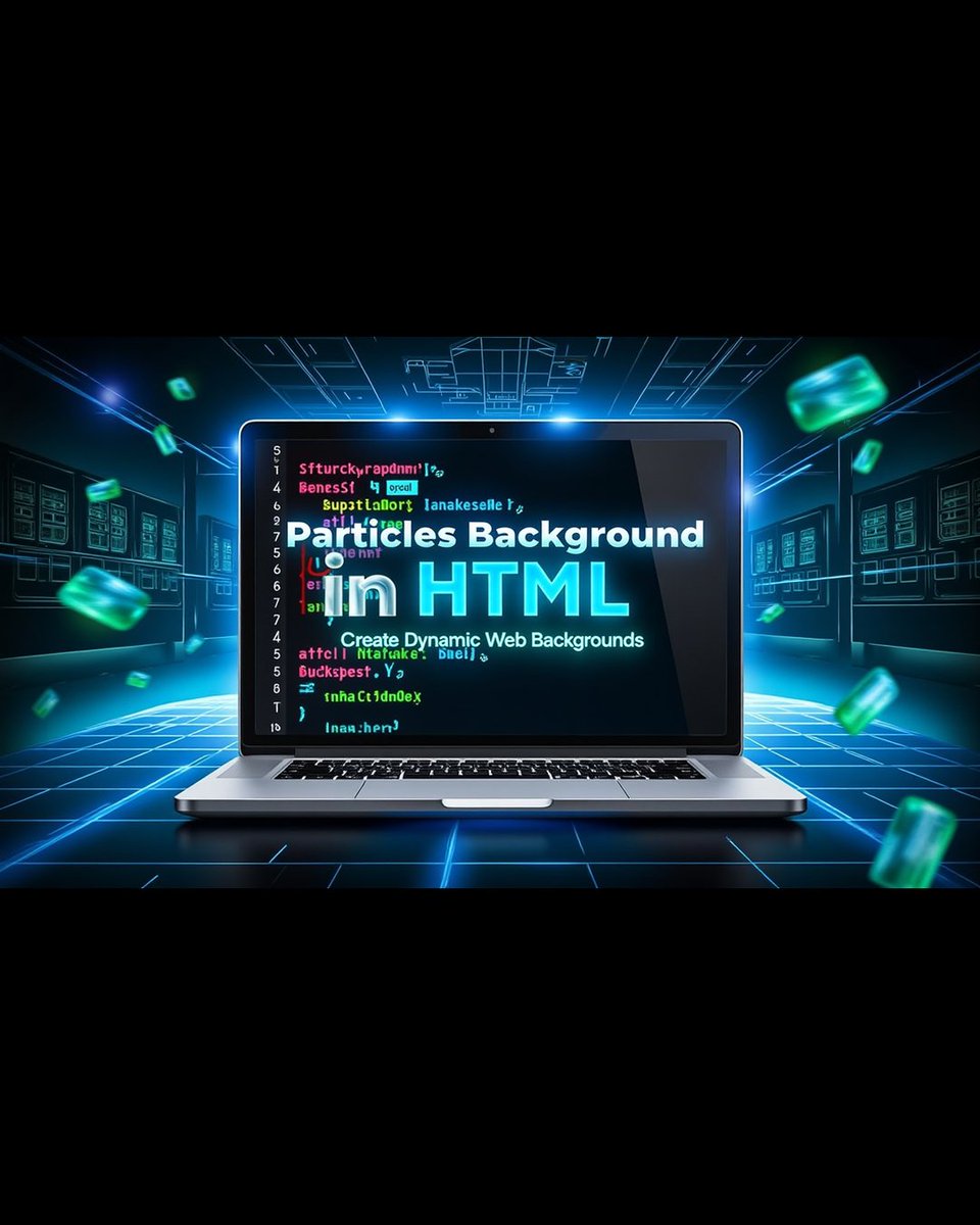 HurricaneWebDev's tweet image. How to Add Particles Background in HTML | Stunning Website Effects Tutorial (2025) 
Link: youtu.be/9lAWykgCd8U
#WebDevelopment #FrontendDev #CodingTips #LearnToCode
#shorts #HTML #CSS #JavaScript #ReactJS #MobileDevelopment #animation
#CodeNewbie #DeveloperLife #HurricaneWeb