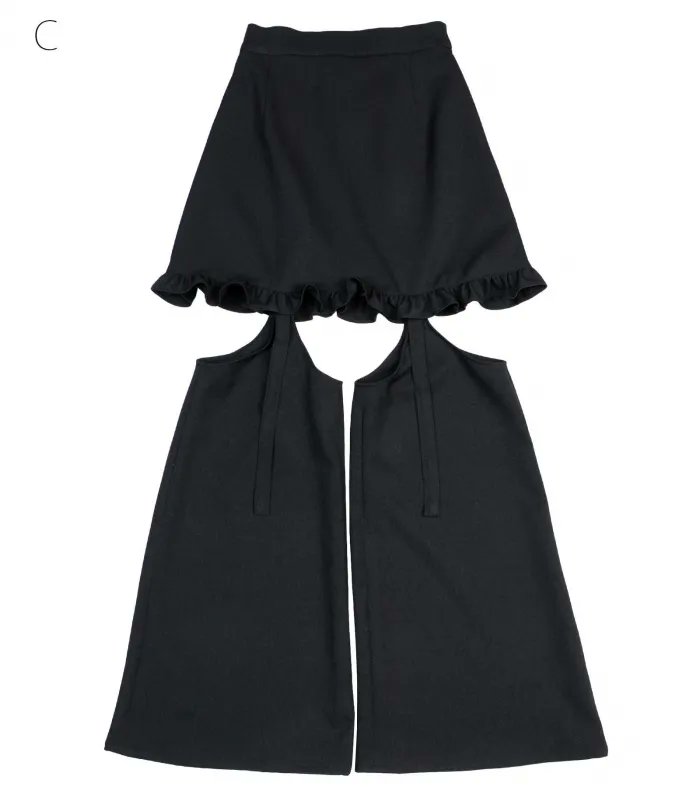 MILK ストロベリー　美品　スカート MILKFED.（ミルクフェド）の「STRAWBERRY MERMAID SKIRT