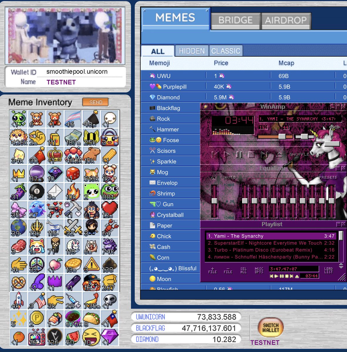 smoothiepool's tweet image. Every memoji swap tested ✅
We're ready for deploy
Buckle up for mainnet memojis
