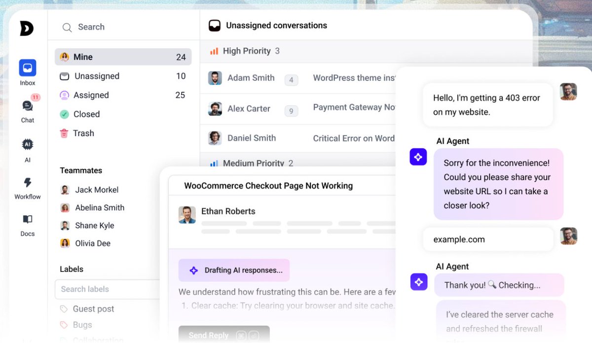 sheynotes's tweet image. Shout out to my friends at @thrivedesk 

Zendesk is cool but it comes at excessive high cost, almost like 1000 USD per month if you have decent traffic. 
🚀 Just purchased their product (thrivedesk.com) — super impressed and It’s a clean, easy-to-use help-desk that feels…