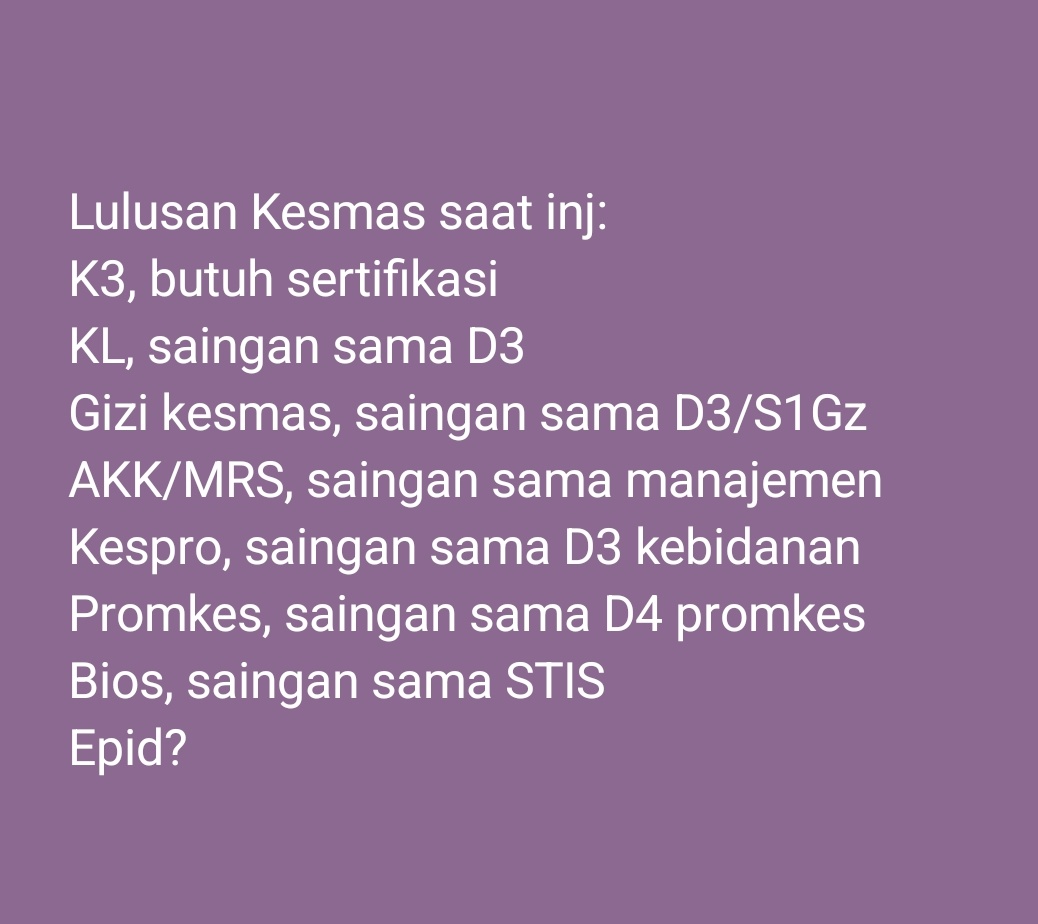 dosenkesmas's tweet image. Calon lulusan kesmas rn: