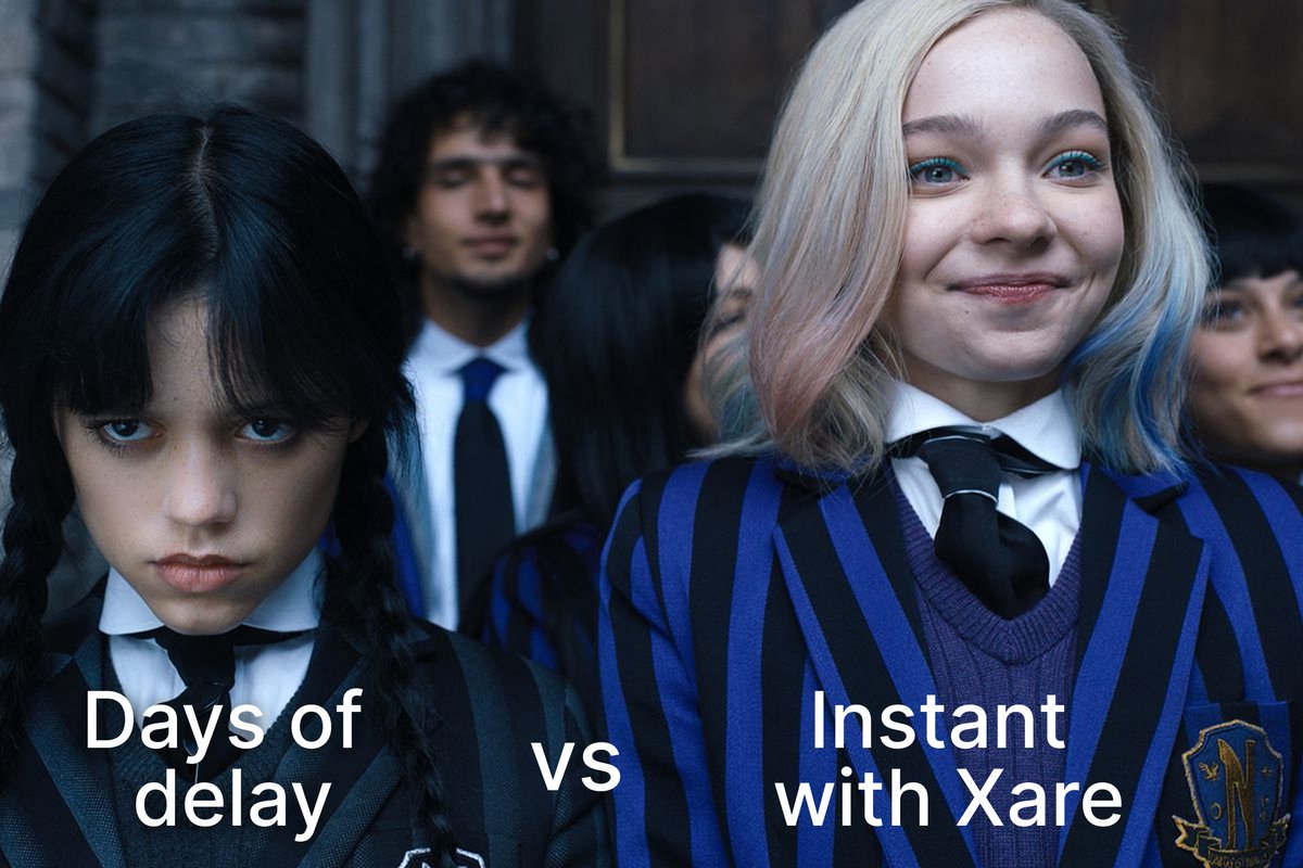 It may be Wednesday, but your money shouldn’t take until the weekend to arrive.  Start sharing with Xare now. 

#Xare #GetXare #Wednesday #Meme #FinancialFreedom #DigitalSupport #InstantAccess #Finance #FintechForGood #MoneySaver #MoneySharing #MoneyHabits #SmartSharing