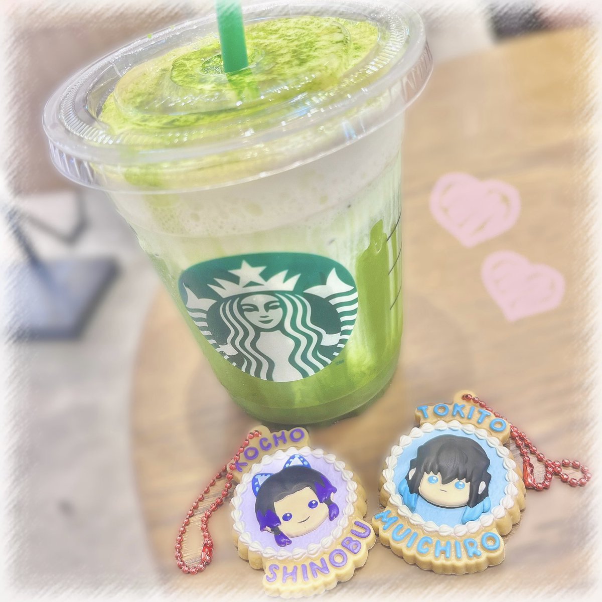 用事が終わってｽﾀﾊﾞでひと休み( ˘ᵕ˘ )✨
気になってた抹茶ﾑｰｽﾃｨｰ🍵💚

おすすめのﾊﾟｳﾀﾞｰ多めにしたら
抹茶感ｱｯﾌﾟして美味しかった⸝⸝'﹃'⸝⸝💓