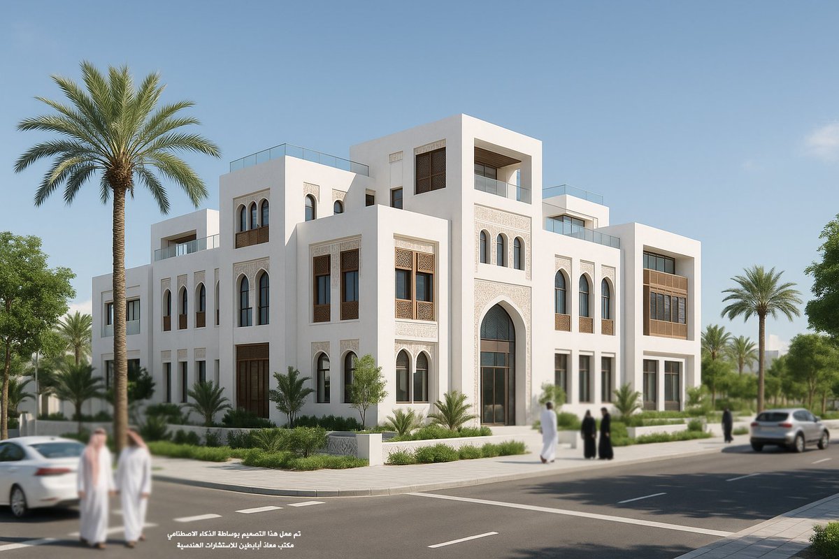 عمارة #المنطقة_الشرقية عبر الذكاء الاصطناعي

نقدم بعض التصاميم المستوحاة من عمارة الشرقية تم توليدها عبر AI تمكّنا فيه من إعادة صياغة العناصر التقليدية، ودمجها بانسيابية مع الخطوط الحديثة والمواد العصرية، لنقدّم فللاً بالنمط المعاصر تعكس روح #العمارة_السعودية دون أن تفقد أناقتها.