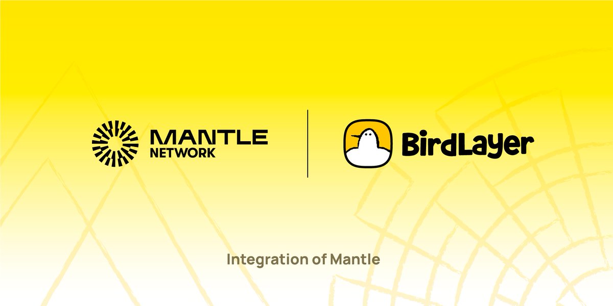 Bird_Layer's tweet photo. 🎉 Integration Announcement with @0xMantle

🤝 We’re excited to announce the integration with Mantle Network, enhancing seamless cross-chain liquidity!

🌐 Building the liquidity chain of the future — driving capital efficiency in the on-chain economy.

🔗 Bridge ETH/USDC with ease: https://t.co/Gyc0qEumyB