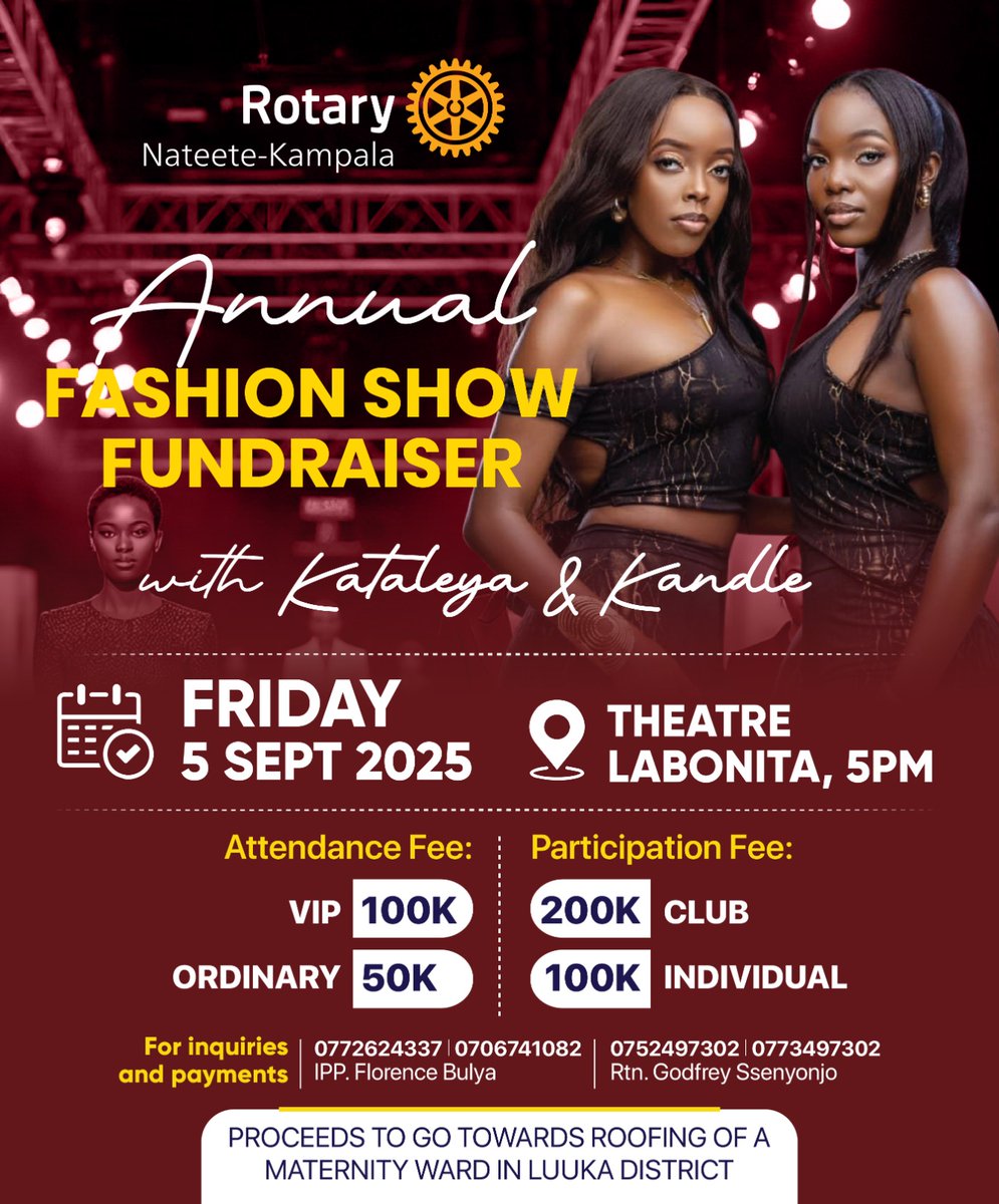 Join us for an unforgettable evening of style, glamour, and creativity at our Fashion Show 🎉
📍 Venue: Theater Labonita
📅 Date: 5th September 2025
🕔 Time: 5:00PM

Don’t miss the chance to witness elegance on the runway. 💃✨
#FashionShow #TheaterLabonita #5thSept
