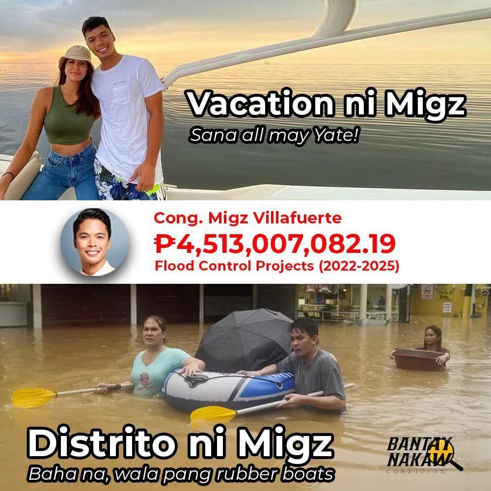 FloodControlph's tweet image. BREAKDOWN NG FLOOD CONTROL PROJECTS (2022–2025) SA MGA DISTRITO NG VILLAFUERTES:

👉 Cong. LRay Villafuerte (2nd District): ₱4,323,770,087.42
👉 Cong. Migz Villafuerte (5th District): ₱4,513,007,082.19
👉 Cong. Tsuyoshi Horibata (1st District): ₱2,792,884,189.90

#VILLAFUERTE