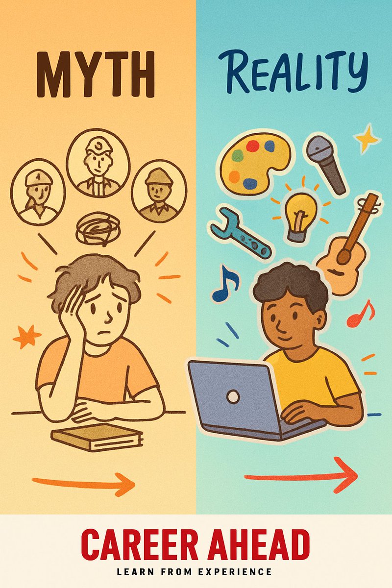 ahead_career's tweet image. Think success is just for traditional jobs?
Times have changed—creative and unconventional paths can be just as rewarding!
Share if you’re forging your own way. #LearnFromExperience