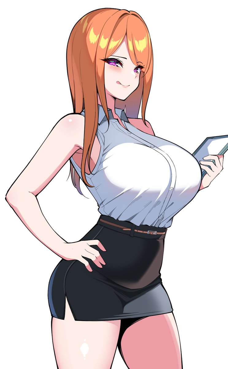 爆乳袖無服着衣淫乱女先生、我激々勃起。