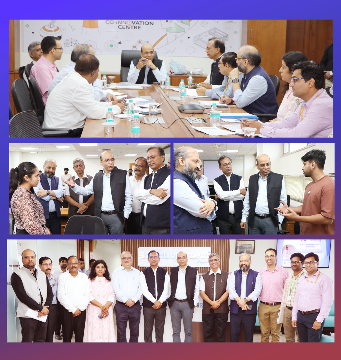 stpiindia's tweet image. 📌 The 1st Project Review Steering Group (PRSG) meeting to review the technical & financial progress of STPI CoE Electropreneur Park (EP) 2.0, Delhi was held on 26.08.2025 under the chairmanship of Shri Krishan Kumar Singh, Joint Secretary & GC (Startups, Innovation & IPR),…