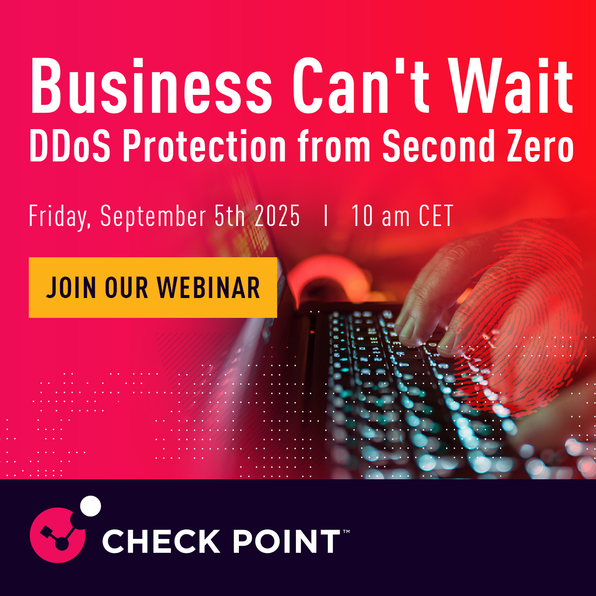 radware's tweet image. DDoS attacks don’t give you a heads-up—they hit hard, fast, and without warning. Join Check Point Switzerland on September 5th to learn how to stop them from second zero.
👉 Reserve your spot now: ow.ly/CxTc50WnhfW

#CyberSecurity #DDoSProtection #CheckPoint