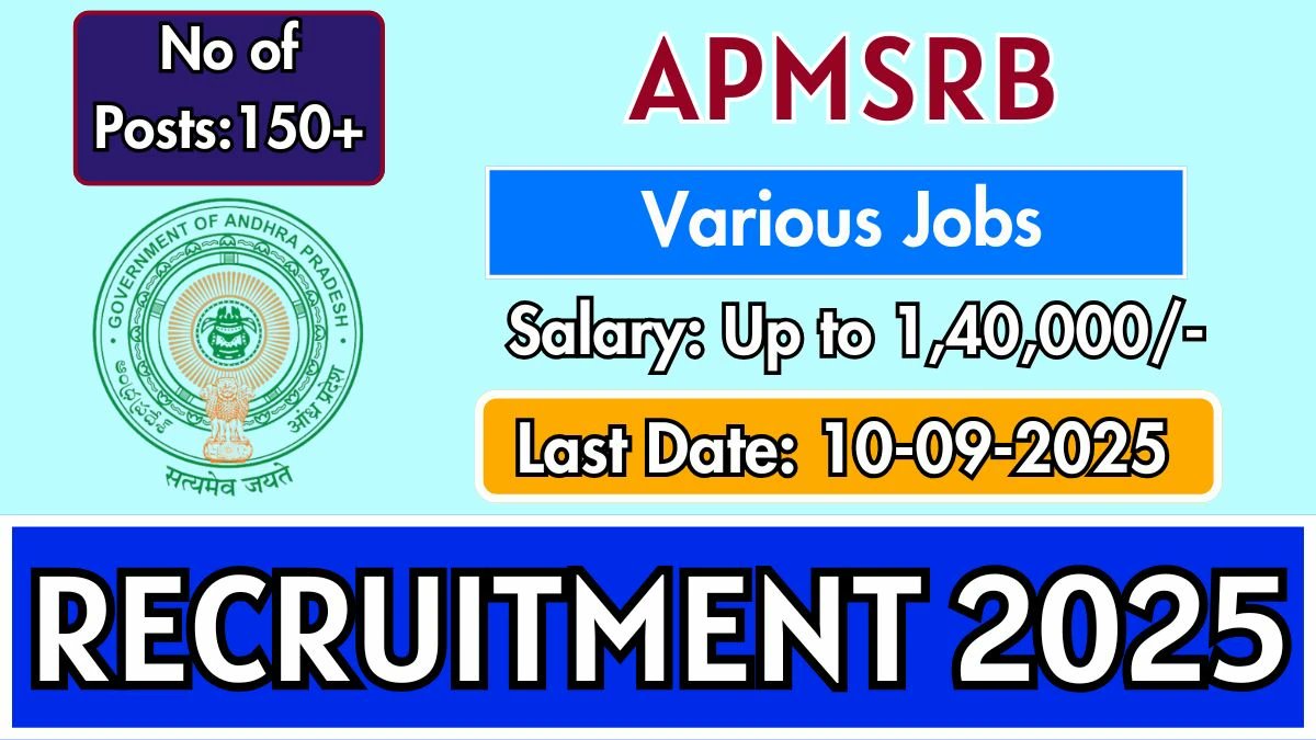 kleavia24's tweet photo. 🔥Breaking News: APMSRB Recruitment 2025: Apply Online for 185 Vacancies of General Physician, Pediatrician and More - https://t.co/BPK1cd5VjR https://t.co/QdFkIwFmxc