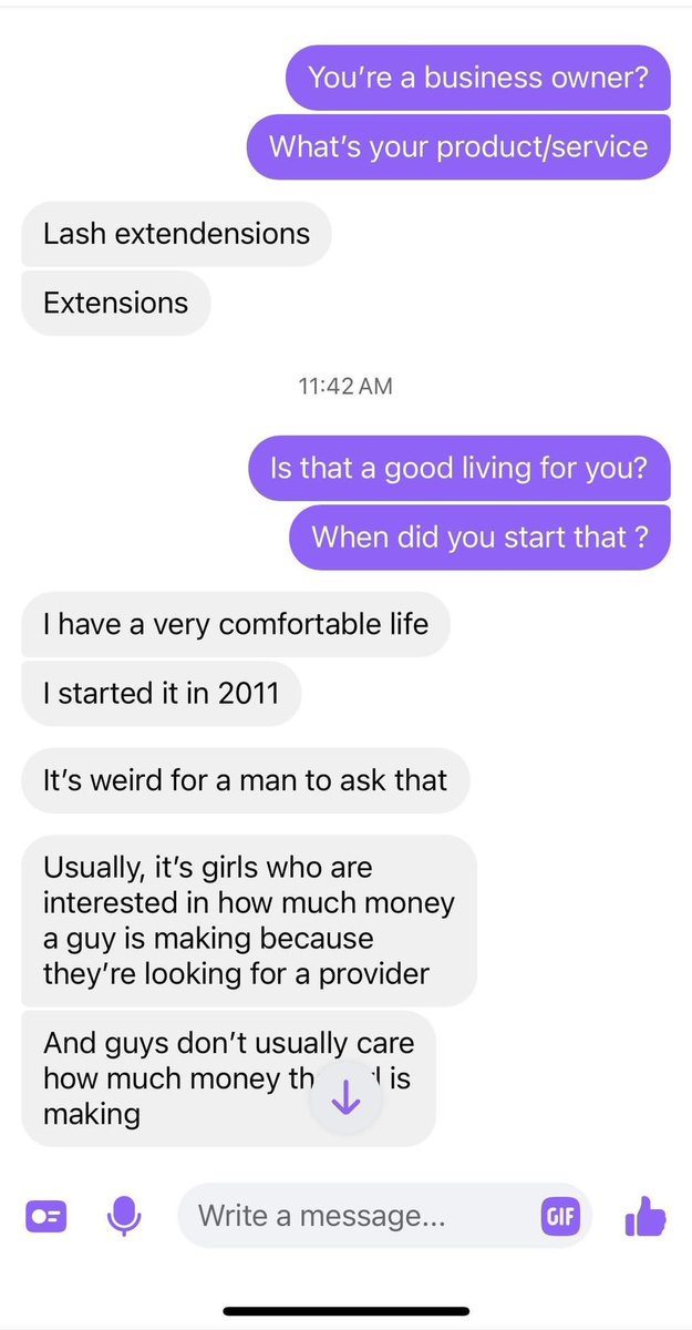 A weird conversation between a guy &amp; a girl on a dating app