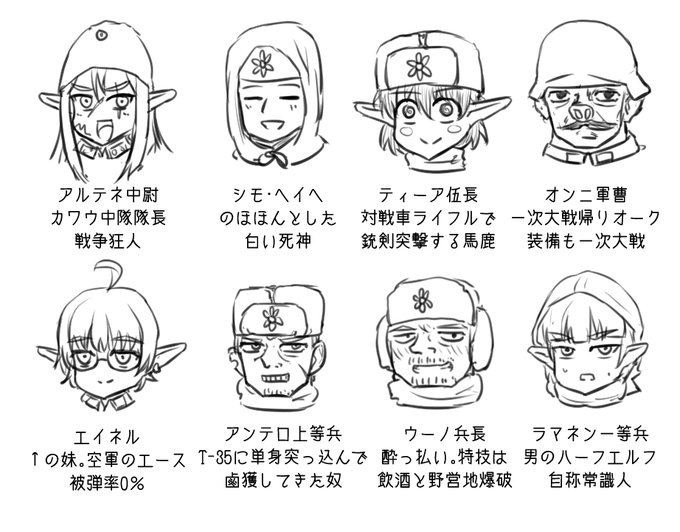 武装エルフらくがき

カワウ中隊のメンバー
(エイネルは空軍なので違うけど) 