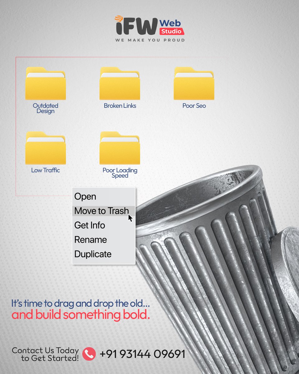 IFWWebStudio's tweet image. 👀 First impressions matter.
A dull website = lost business.

📞 Let’s give your brand the online presence it deserves!
+91 93144 09691

#WebsiteDevelopment #IFWWebStudio #UdaipurBusiness #BusinessWebsite #OnlinePresence #Seo #Trendy