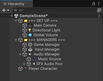 GoragarXGameDev's tweet image. Estaba hablando ayer con un amigo sobre tips para tener un proyecto organizado, y... ahí va un micro #unitytip
La fuente del editor de Unity admite emojis. Podéis usarlos al nombrar GameObjects. Es como la versión del TEMU de uno de sus plugins de jerarquía.