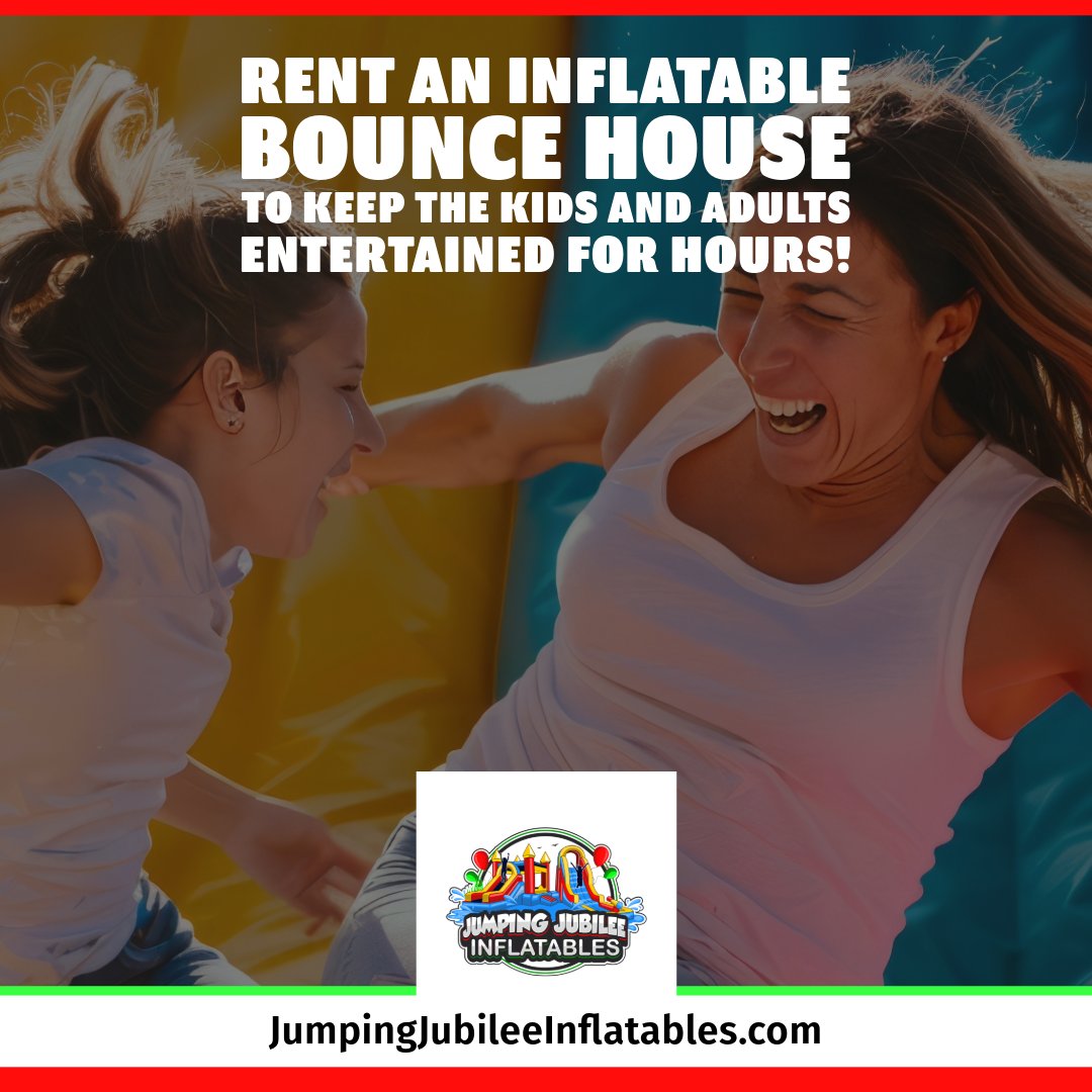 jj_inflatables's tweet image. 🎉 Rent an inflatable bounce house to keep the kids and adults entertained for hours! 

The Best Inflatable Rentals in Loxley: jumpingjubileeinflatables.com  

🏰 Bounce into fun! 

#BounceHouseFun #InflatableRentals #FunEntertainment