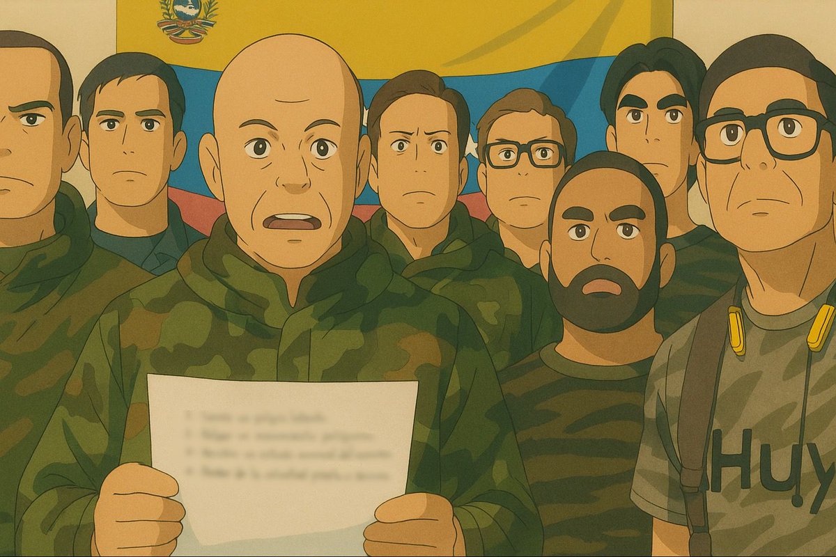CariveenEspana's tweet photo. Mientras hombres valientes se levantan por Venezuela, los apáticos y críticos sin acción se inclinan ante El Cartel de los Soles.
En esta lucha no hay neutrales: o defiendes la libertad o eres cómplice.
El link :
https://t.co/XrxHhyGGrl
#VenezuelaLibre #MaduroCae #CARIVE https://t.co/O5cG2DUNsv