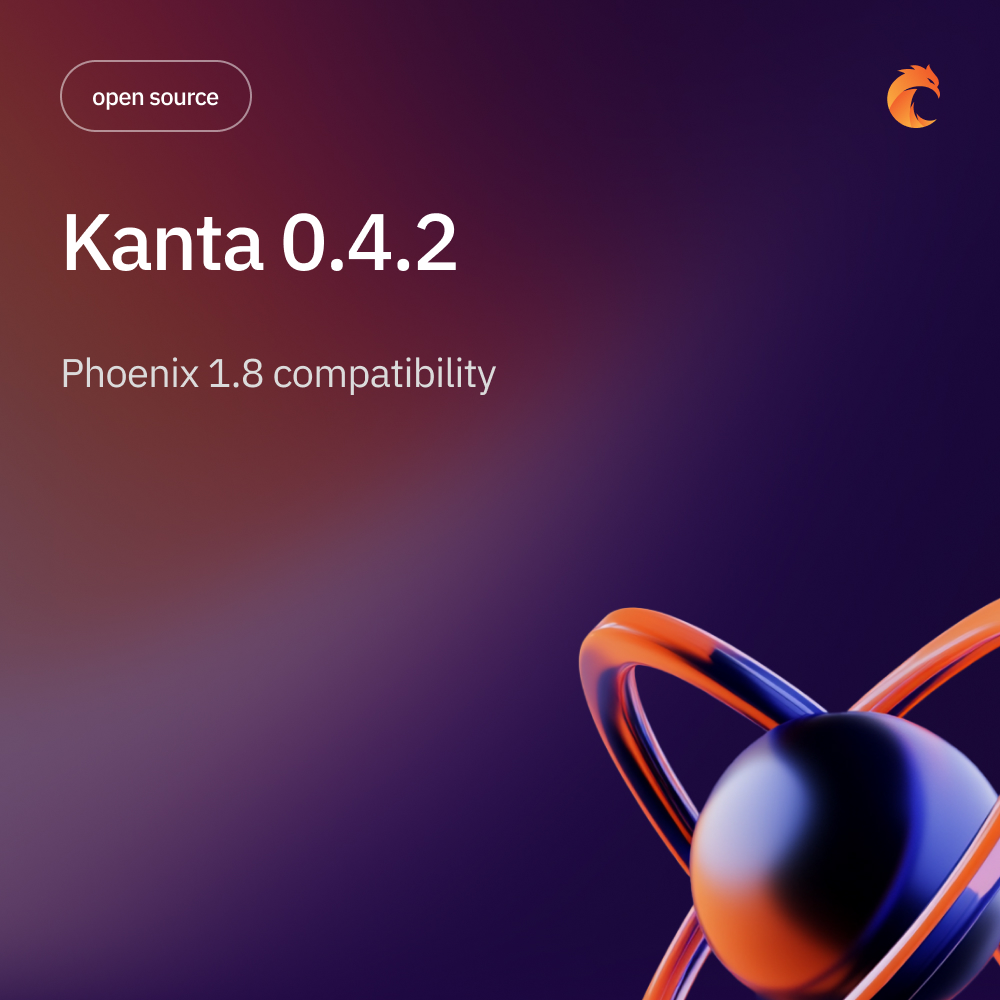 Kanta v0.4.2 is here! 💜 Now fully compatible with Phoenix 1.8.
➡️ github.com/curiosum-dev/k…

If you're not familiar, Kanta offers a user-friendly translation dashboard, database-based storage, caching for speed, and progress tracking - all without changing a single line of your