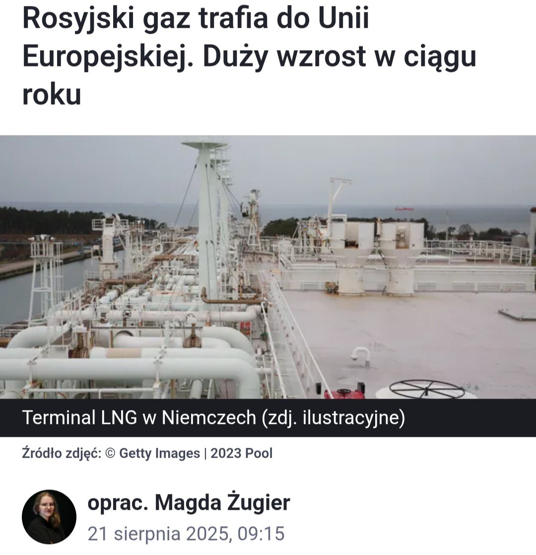 <a href="/BartSaw/">Bartłomiej Sawicki</a> Polityka klimatyczna szła zbyt daleko od samego początku
a wojna doprowadza ją do granic absurdu.
Zatrzymanie bezpodstawnej transformacji przez likwidację węgla to powinien być priorytet rządu PL,
a priorytetem jest likwidacja.
Którym gazem zbilansujemy OZE i co z elektryfikacją?