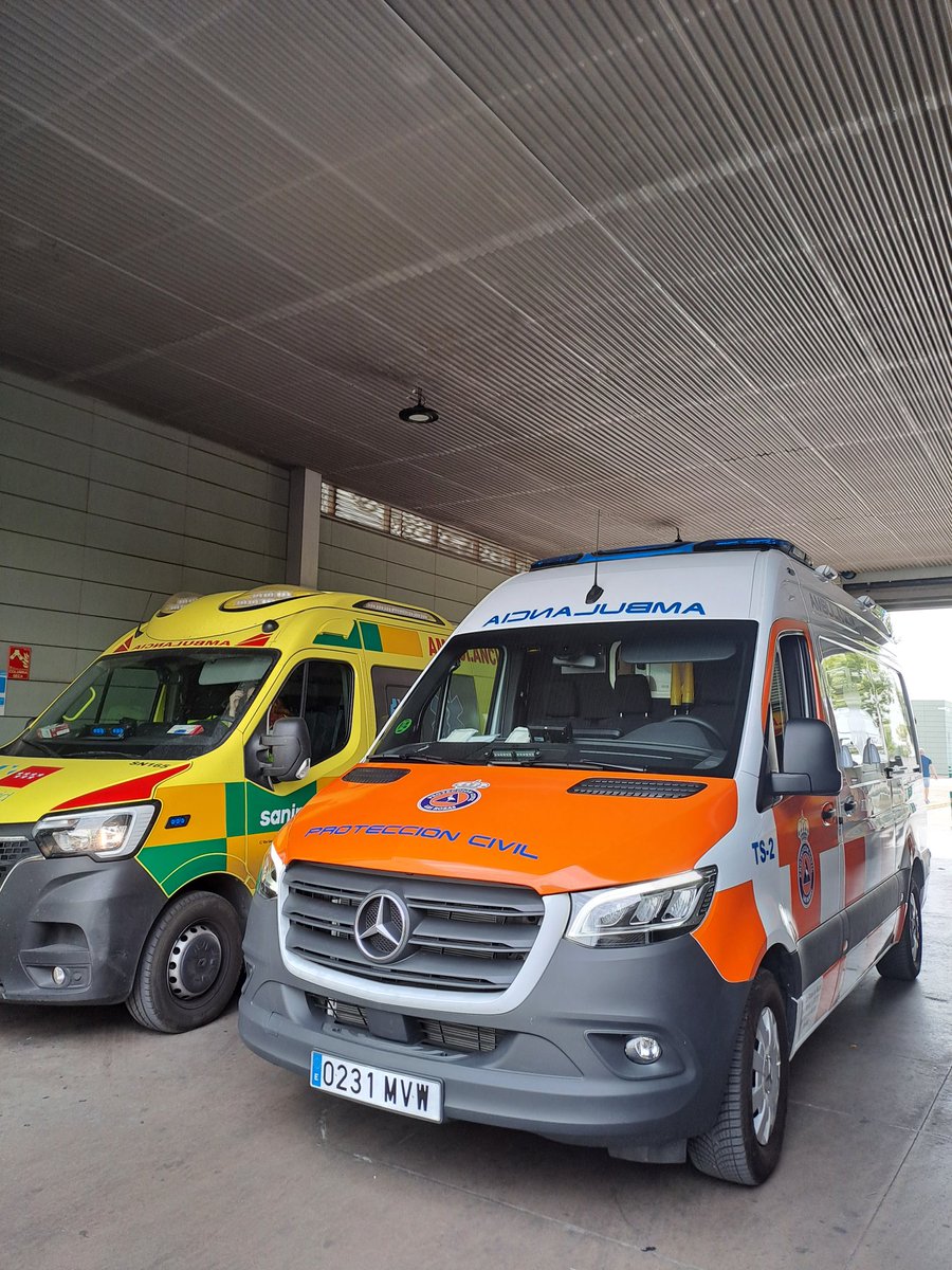 Intervenimos en dispositivo sanitario en el cuarto encierro de las fiestas San Sebastián de los Reyes, trasladamos un paciente desde PMA de SUMMA 112, a hospital Universitario Infanta Sofia , coordinado por el SUMMA112.