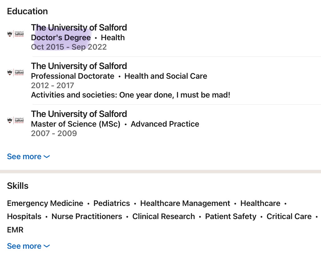 Propofol Lad 🦀 (@prpofollad) on Twitter photo Wes <a href="/wesstreeting/">Wes Streeting</a>,
We need an independent review into the role of Advanced Clinical Practitioners (ACPs), who are allowed to work ‘autonomously’ and see children in the UK while using misleading titles.
What if an ACP barged into a room and introduced herself as Dr X Y?
How Wes <a href="/wesstreeting/">Wes Streeting</a>,
We need an independent review into the role of Advanced Clinical Practitioners (ACPs), who are allowed to work ‘autonomously’ and see children in the UK while using misleading titles.
What if an ACP barged into a room and introduced herself as Dr X Y?
How