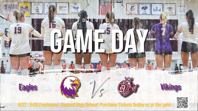GAME DAY!!!!

Volleyball vs Danville Freshman start at 5:00