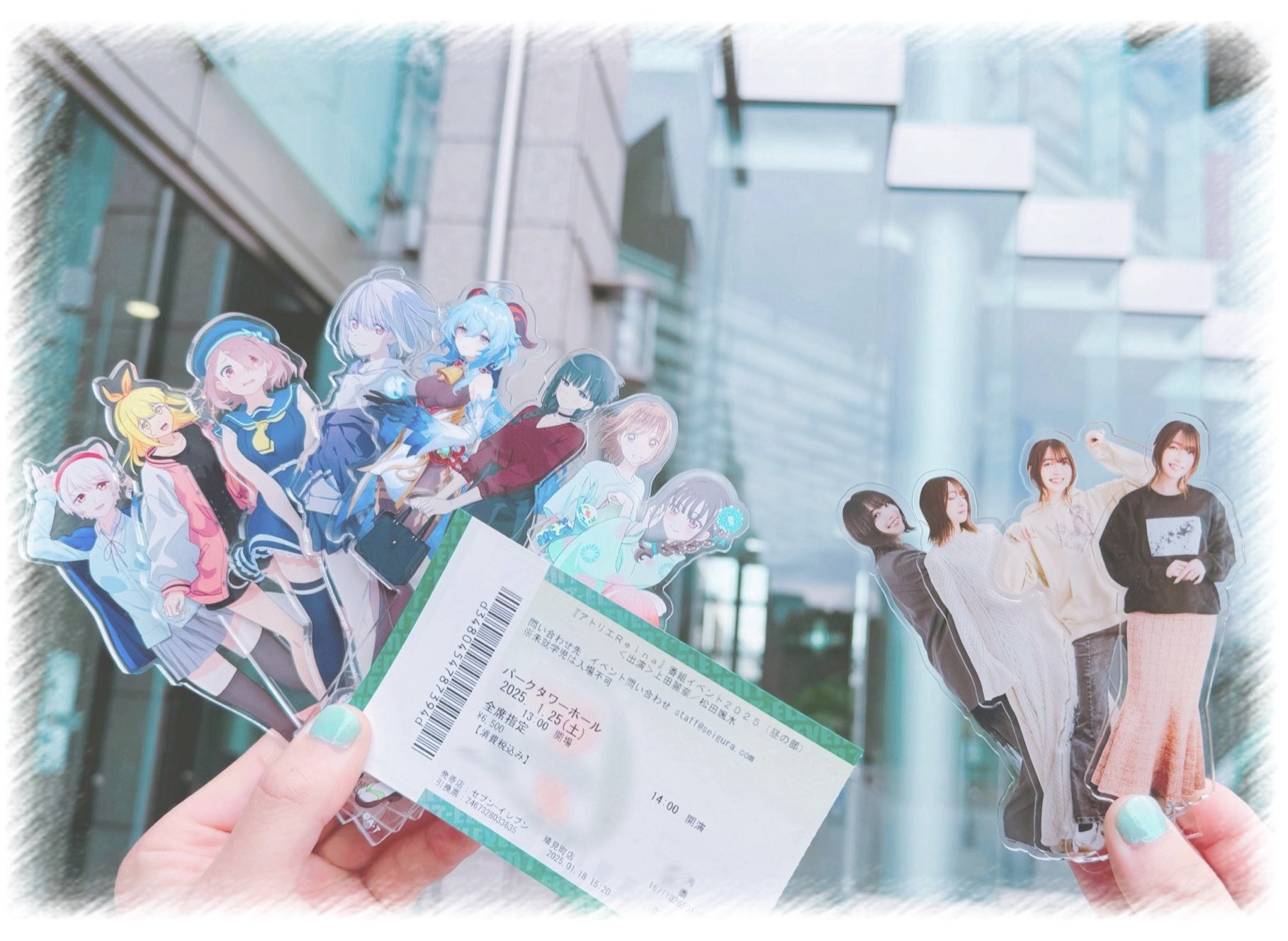 mono 秋山春乃 上田麗奈さん直筆サイン入りポスター mono 秋山春乃