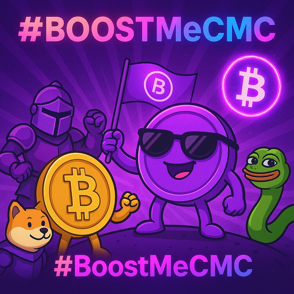 Bitcoin started the revolution, but Purple Bitcoin takes it further. Community, unity, and unstoppable energy. 🚀🟣 #BoostMeCMC <a href="/CoinMarketCap/">CoinMarketCap</a>