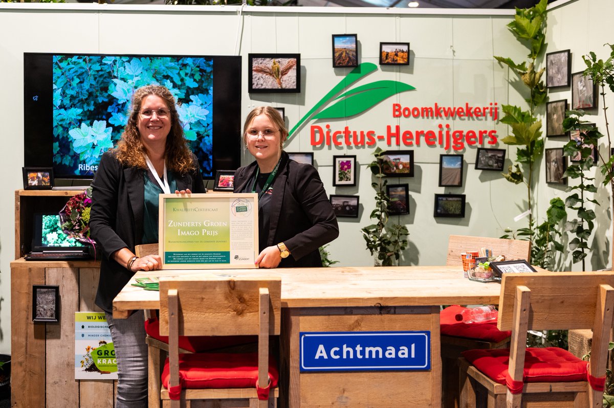 𝗪𝗶𝗻 𝗱𝗲 𝗭𝘂𝗻𝗱𝗲𝗿𝘁𝘀 𝗚𝗿𝗼𝗲𝗻 𝗜𝗺𝗮𝗴𝗼 𝗣𝗿𝗶𝗷𝘀!

Winnaar 2024: Boomkwekerij Dictus-Hereijgers