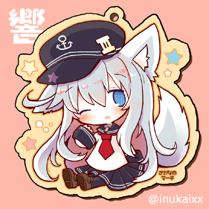響(艦これ) 「艦これ ねむたいねこ響」|犬飼/さかなのマーチ【BOOTH新作追加/名古屋コミティア【D-24】】のイラスト