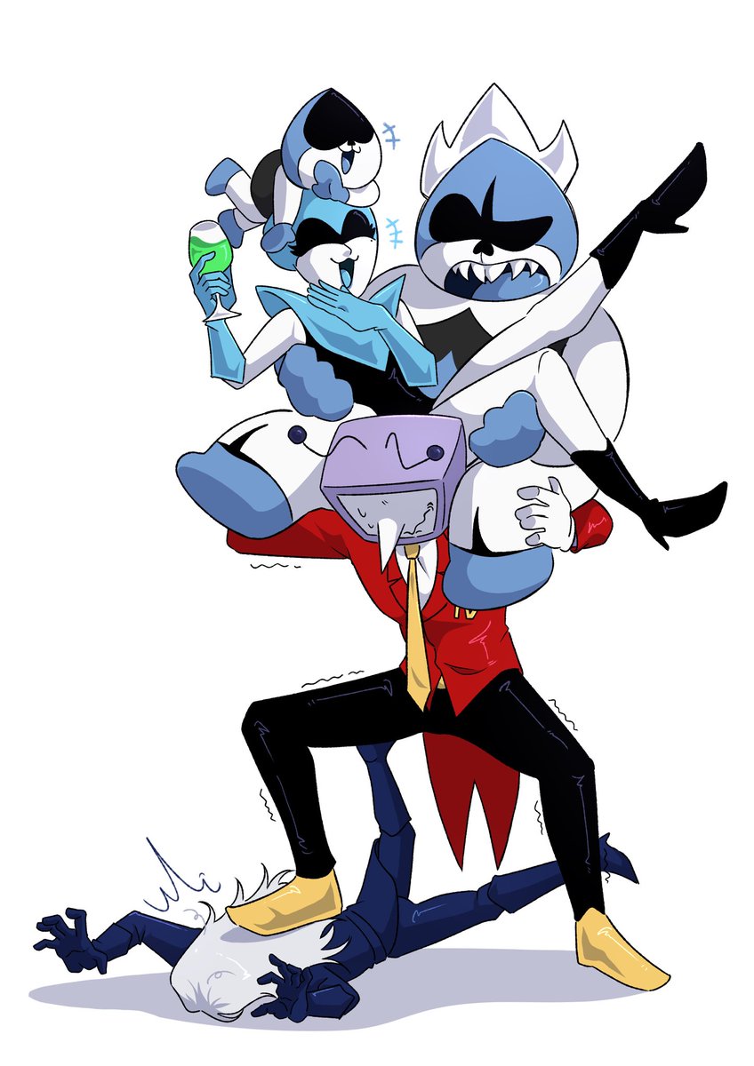 パパ上タワー♠️
#DELTARUNE #deltarunefanart