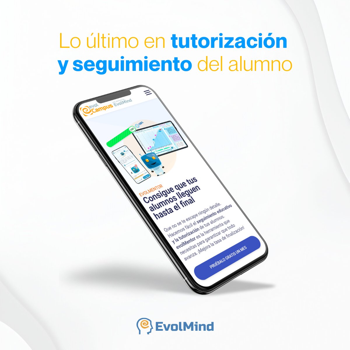 evolcampus's tweet image. 🤖 evolMentor es tu tutor LMS: motiva a los alumnos, detecta quién necesita ayuda y te avisa antes de que abandonen 🏁 
Nadie se queda atrás.

🔗Descúbrelo aquí: evolmind.com/plataforma-ele… 

#Elearning #evolMentor #tutorLMS #evolCampus #EvolMind #LMS #chatbot #PlataformaElearning