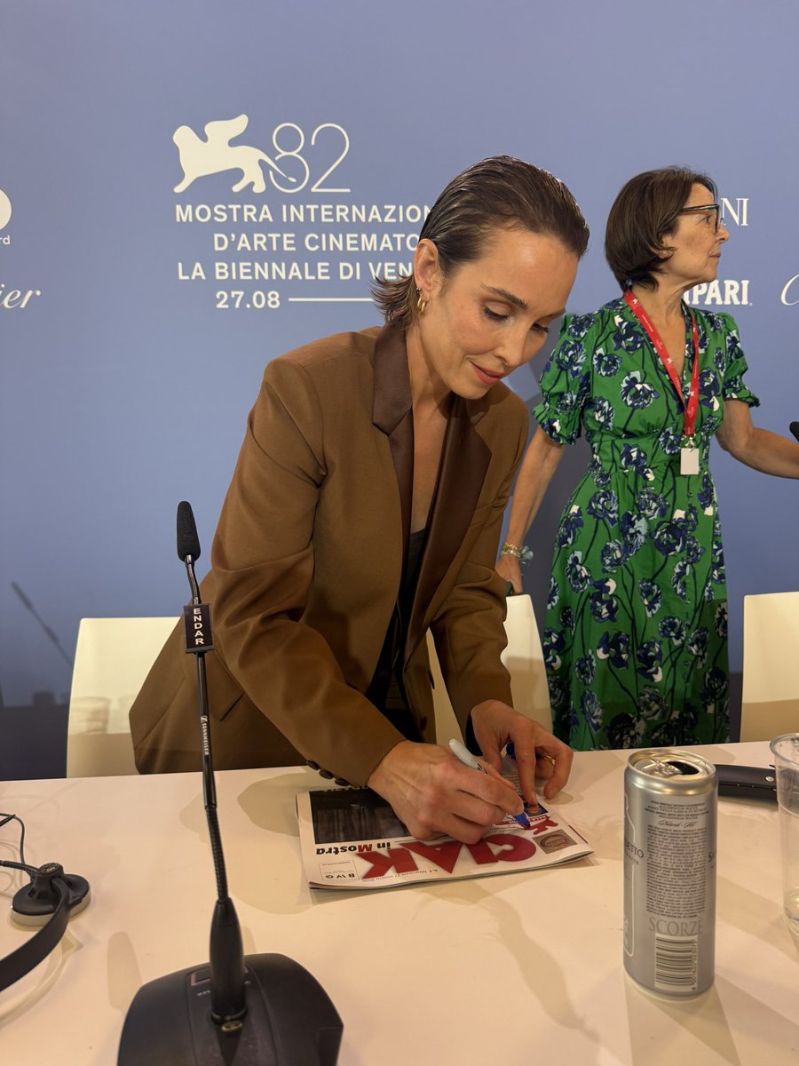 ciakmag's tweet image. Mother, Noomi Rapace firma il nostro Daily #mother #ciak #BiennaleCinema2025