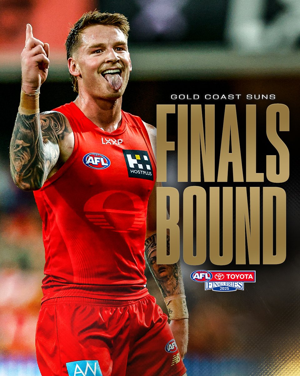 AFL's tweet photo. HISTORY on the Gold Coast 🙌

#AFLSunsDons https://t.co/3Mexos1sx9