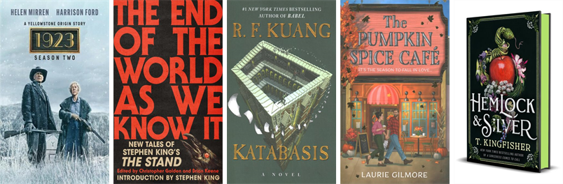 This week the Sargent Memorial Library has 75 new books and three new movies.  New items include 1923. wowbrary.org/nu.aspx?p=6846…